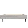 Sonoma gray engineered wood bed frame 75x190 cm by vidaXL, Beds and slatted bases - Ref: Foro24-832315, Price: 78,27 €, Disco...
