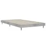 Concrete gray engineered wood bed frame 90x200cm by vidaXL, Beds and slatted bases - Ref: Foro24-832273, Price: 73,21 €, Disc...