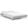 Estructura de cama madera de ingeniería gris Sonoma 120x190 cm de vidaXL, Camas y somieres - Ref: Foro24-832299, Precio: 116,...