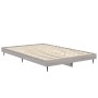 Estructura de cama madera de ingeniería gris Sonoma 120x190 cm de vidaXL, Camas y somieres - Ref: Foro24-832299, Precio: 116,...