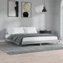 Sonoma gray engineered wood bed frame 200x200 cm by vidaXL, Beds and slatted bases - Ref: Foro24-832219, Price: 114,20 €, Dis...