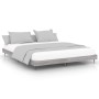 Sonoma gray engineered wood bed frame 200x200 cm by vidaXL, Beds and slatted bases - Ref: Foro24-832219, Price: 115,65 €, Dis...