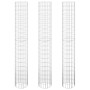 Circular gabion bed 3 units galvanized steel Ø30x200 cm by vidaXL, Pots and planters - Ref: Foro24-152022, Price: 118,79 €, D...
