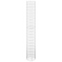 Rundes Gabionenbett 3 Einheiten aus verzinktem Stahl Ø30x200 cm von vidaXL, Töpfe und Pflanzgefäße - Ref: Foro24-152022, Prei...