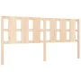 Estructura de cama con cabecero madera maciza 180x200 cm de vidaXL, Camas y somieres - Ref: Foro24-3192246, Precio: 162,54 €,...