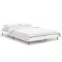 Weißer Bettrahmen aus Holzwerkstoff, 120 x 190 cm von vidaXL, Betten und Lattenroste - Ref: Foro24-832293, Preis: 117,60 €, R...