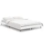White engineered wood bed frame 120x190 cm by vidaXL, Beds and slatted bases - Ref: Foro24-832293, Price: 115,82 €, Discount: %