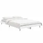 White engineered wood bed frame 120x190 cm by vidaXL, Beds and slatted bases - Ref: Foro24-832293, Price: 115,82 €, Discount: %