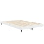 Weißer Bettrahmen aus Holzwerkstoff, 120 x 190 cm von vidaXL, Betten und Lattenroste - Ref: Foro24-832293, Preis: 117,60 €, R...