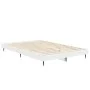 White engineered wood bed frame 120x190 cm by vidaXL, Beds and slatted bases - Ref: Foro24-832293, Price: 115,82 €, Discount: %