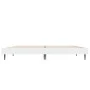 Estructura de cama madera de ingeniería blanca 120x190 cm de vidaXL, Camas y somieres - Ref: Foro24-832293, Precio: 115,82 €,...