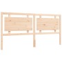 Bed frame with solid wood headboard 200x200 cm by vidaXL, Beds and slatted bases - Ref: Foro24-3192186, Price: 176,89 €, Disc...