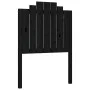 Single bed frame with black solid wood headboard by vidaXL, Beds and slatted bases - Ref: Foro24-3192260, Price: 125,42 €, Di...