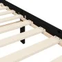 Single bed frame with black solid wood headboard by vidaXL, Beds and slatted bases - Ref: Foro24-3192260, Price: 125,42 €, Di...