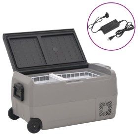 Cooler with wheels and black and gray PP and PE adapter 36 L by vidaXL, Refrigerators - Ref: Foro24-3154638, Price: 431,63 €,...