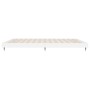Estructura de cama madera de ingeniería blanco brillo 140x200cm de vidaXL, Camas y somieres - Ref: Foro24-832143, Precio: 138...