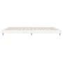 Glossy white engineered wood bed frame 140x200cm by vidaXL, Beds and slatted bases - Ref: Foro24-832143, Price: 136,28 €, Dis...