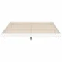 White engineered wood bed frame 200x200 cm by vidaXL, Beds and slatted bases - Ref: Foro24-832213, Price: 112,65 €, Discount: %
