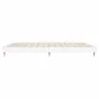 White engineered wood bed frame 200x200 cm by vidaXL, Beds and slatted bases - Ref: Foro24-832213, Price: 112,65 €, Discount: %