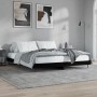 Estructura de cama madera de ingeniería negra 160x200 cm de vidaXL, Camas y somieres - Ref: Foro24-832230, Precio: 112,53 €, ...