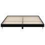 Estructura de cama madera de ingeniería negra 160x200 cm de vidaXL, Camas y somieres - Ref: Foro24-832230, Precio: 112,53 €, ...