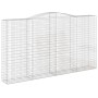 Cesta gaviones forma arco hierro galvanizado 400x50x220/240 cm