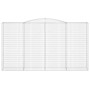 Cesta gaviones forma arco hierro galvanizado 400x50x220/240 cm