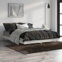 Sonoma gray engineered wood bed frame 140x190 cm by vidaXL, Beds and slatted bases - Ref: Foro24-832283, Price: 120,35 €, Dis...