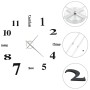 3D wall clock with modern design 100 cm XXL black by vidaXL, Wall clocks - Ref: Foro24-50635, Price: 25,05 €, Discount: %