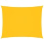 Toldo de vela rectangular tela Oxford amarillo 4x6 m