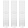 Circular gabion bed 3 units galvanized steel Ø30x150 cm by vidaXL, Pots and planters - Ref: Foro24-152021, Price: 54,07 €, Di...