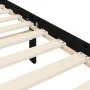 Einzelbettgestell mit schwarzem Massivholz-Kopfteil von vidaXL, Betten und Lattenroste - Ref: Foro24-3191935, Preis: 119,04 €...