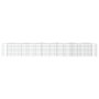 Arriate de gaviones forma arco hierro galvanizado 600x50x100cm