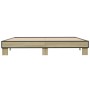 Estructura cama madera ingeniería metal roble Sonoma 160x200 cm
