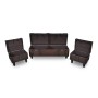 3-teiliges Set brauner Aufbewahrungsbänke von vidaXL, Bänke für Hallen und Lager - Ref: Foro24-240551, Preis: 268,90 €, Rabat...