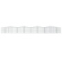 Arriate de gaviones forma arco hierro galvanizado 600x100x50 cm
