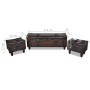 3-teiliges Set brauner Aufbewahrungsbänke von vidaXL, Bänke für Hallen und Lager - Ref: Foro24-240551, Preis: 268,90 €, Rabat...