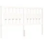 Estructura de cama con cabecero madera maciza blanco 160x200 cm de vidaXL, Camas y somieres - Ref: Foro24-3192437, Precio: 16...