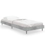 Betongrauer Bettrahmen aus Holzwerkstoff, 75 x 190 cm von vidaXL, Betten und Lattenroste - Ref: Foro24-832313, Preis: 76,77 €...