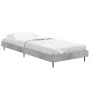 Betongrauer Bettrahmen aus Holzwerkstoff, 75 x 190 cm von vidaXL, Betten und Lattenroste - Ref: Foro24-832313, Preis: 76,77 €...