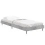 Estructura de cama madera de ingeniería gris hormigón 75x190 cm de vidaXL, Camas y somieres - Ref: Foro24-832313, Precio: 75,...