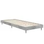 Estructura de cama madera de ingeniería gris hormigón 75x190 cm de vidaXL, Camas y somieres - Ref: Foro24-832313, Precio: 75,...