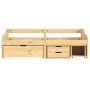 IRUN sofa bed with 3 solid pine wood drawers 90x200cm by vidaXL, Beds and slatted bases - Ref: Foro24-3185213, Price: 325,43 ...