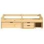 IRUN sofa bed with 3 solid pine wood drawers 90x200cm by vidaXL, Beds and slatted bases - Ref: Foro24-3185213, Price: 319,63 ...