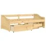 IRUN sofa bed with 3 solid pine wood drawers 90x200cm by vidaXL, Beds and slatted bases - Ref: Foro24-3185213, Price: 319,63 ...