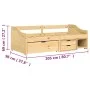 IRUN sofa bed with 3 solid pine wood drawers 90x200cm by vidaXL, Beds and slatted bases - Ref: Foro24-3185213, Price: 319,63 ...