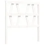 Estructura de cama con cabecero madera maciza blanco 90x200 cm de vidaXL, Camas y somieres - Ref: Foro24-3192477, Precio: 95,...