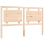 Doppelbettgestell mit Kopfteil aus Massivholz von vidaXL, Betten und Lattenroste - Ref: Foro24-3192171, Preis: 161,83 €, Raba...