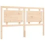 Double bed frame with solid wood headboard by vidaXL, Beds and slatted bases - Ref: Foro24-3192171, Price: 159,51 €, Discount: %