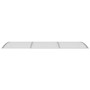Marquesina de puerta policarbonato gris 300x100 cm